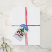Kerstmis met Charlie Brown en vrienden Cadeaulabel (Met Touw)