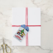 Kerstmis met Charlie Brown en vrienden Cadeaulabel (Met Touw)