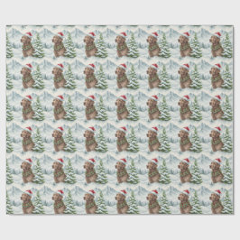 Kerstmis met Chesapeake Bay Retriever Cadeaupapier