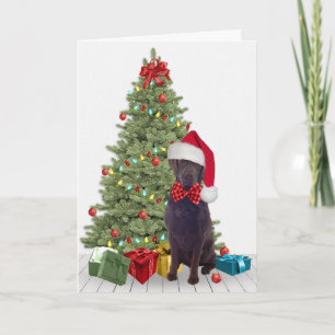 Kerstmis met chocolade Lab Kaart