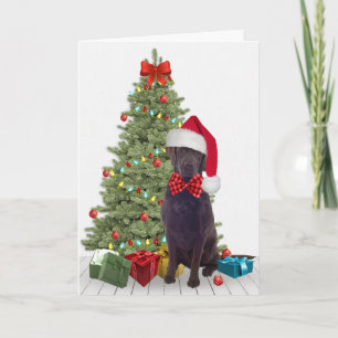 Kerstmis met chocolade Lab Kaart