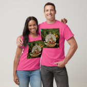 Kerstmis met dachshund cadeau t-shirt (Unisex)