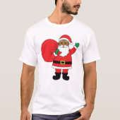 Kerstmis met de Amerikaanse kerstman T-shirt (Voorkant)
