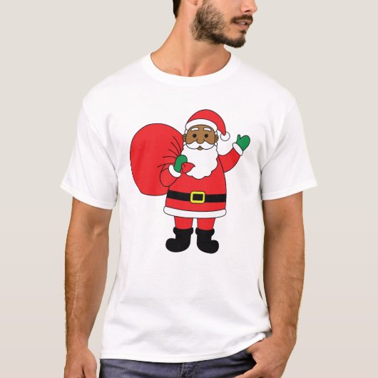 Kerstmis met de Amerikaanse kerstman T-shirt (Voorkant)