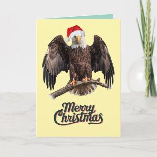 Kerstmis met de Amerikaanse Zeearend Feestdagen Kaart