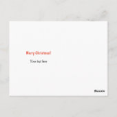 Kerstmis met de Bezige Elves  Briefkaart (Achterkant)