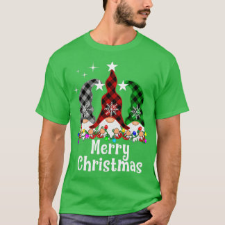 Kerstmis met de buffelbout van de kerstboom t-shirt