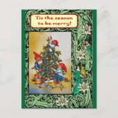 Kerstmis met de elven feestdagenkaart (Voorkant)