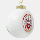 Kerstmis met de familie Haines Keramische Bal Ornament (Links)