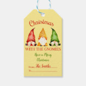 Kerstmis met de Gnomen Gift-Labels Cadeaulabel (Voorkant)