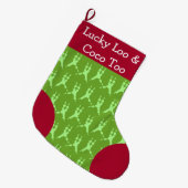 Kerstmis met de grote kerstinslag kerstsok (Voorkant (Hangend))