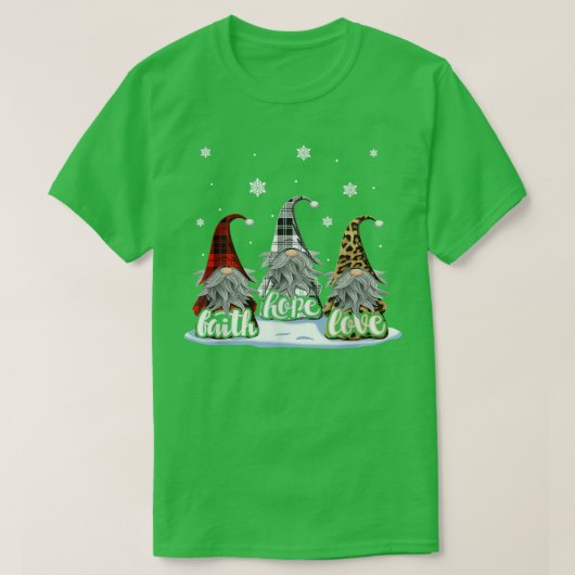 Kerstmis met de hoop op een koepel met sneeuw t-shirt (Design voorkant)