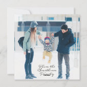 Kerstmis met de juffrouw van Piglet Bow met de gro Feestdagenkaart (Achterkant)