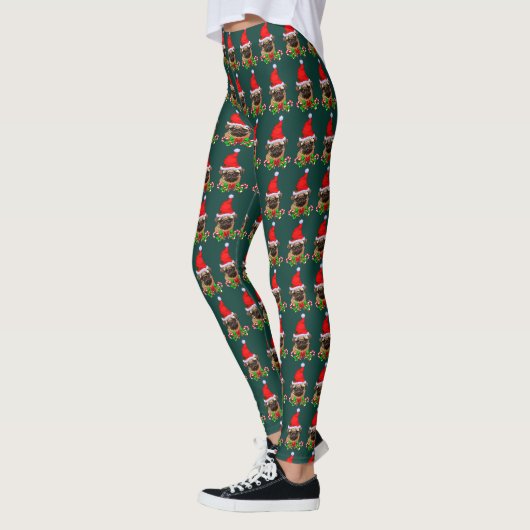 Kerstmis met de kerstbeker leggings (Links)