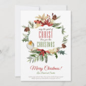 Kerstmis met de kerstkaart (Voorkant)