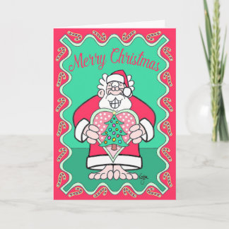 KERSTMIS MET de Kerstkaart van het "HART" Kaart