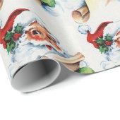 Kerstmis met de kerstman cadeaupapier (Rol Hoek)