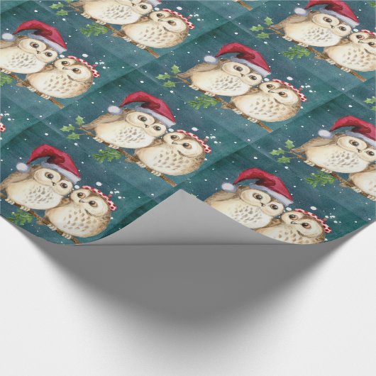 Kerstmis met de kerstman cadeaupapier (Hoek)