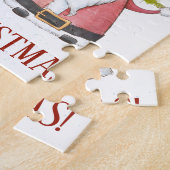 Kerstmis met de kerstman legpuzzel (Zijkant)