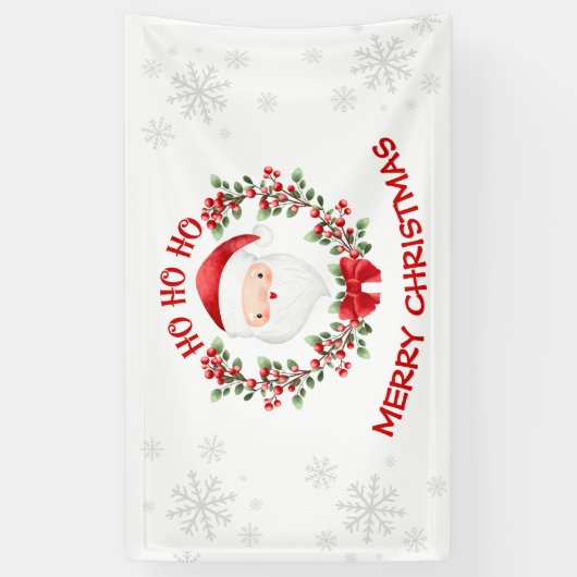 Kerstmis met de kerstman | Vrijdag Spandoek (Verticaal)