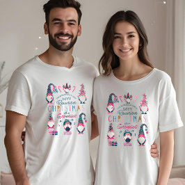 Kerstmis met de kerstreünie van mijn familie Gnomi T-shirt