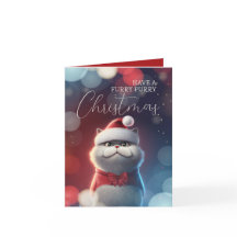 Kerstmis met de kerststaart van Santa Cat