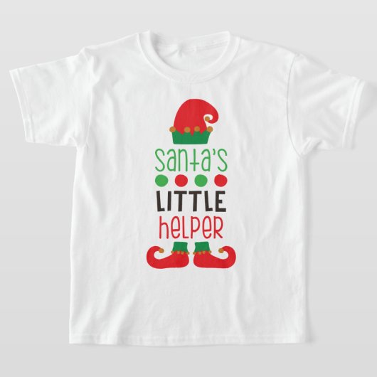Kerstmis met de kleine kerstman t-shirt (Laagn)