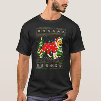 Kerstmis met de lelijke kerstman van de kerstman t-shirt