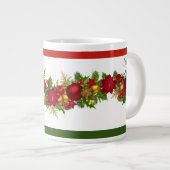 Kerstmis met de naam Red & Green Serious Coffee Grote Koffiekop (Voorkant rechts)