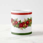 Kerstmis met de naam Red & Green Serious Coffee Grote Koffiekop (Voorkant)