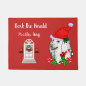 Kerstmis met de paardenkerst deurmat (Voorkant)