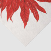 Kerstmis met de rode decoupage van Poinsetta Tissuepapier (Detail)