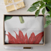 Kerstmis met de rode decoupage van Poinsetta Tissuepapier (Geschenk)