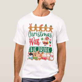 Kerstmis met de stam t-shirt