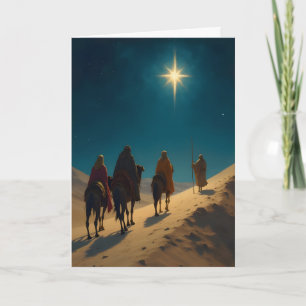 Kerstmis met de Ster Feestdagen Kaart