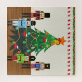 Kerstmis met de voedingskrakers legpuzzel (Horizontaal)
