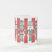 Kerstmis met de voedingskrakers matglas koffiemok (Center)