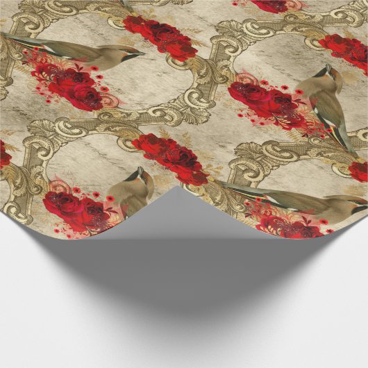  Kerstmis met de vogelpest Cadeaupapier (Hoek)