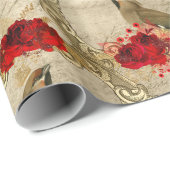  Kerstmis met de vogelpest Cadeaupapier (Rol Hoek)