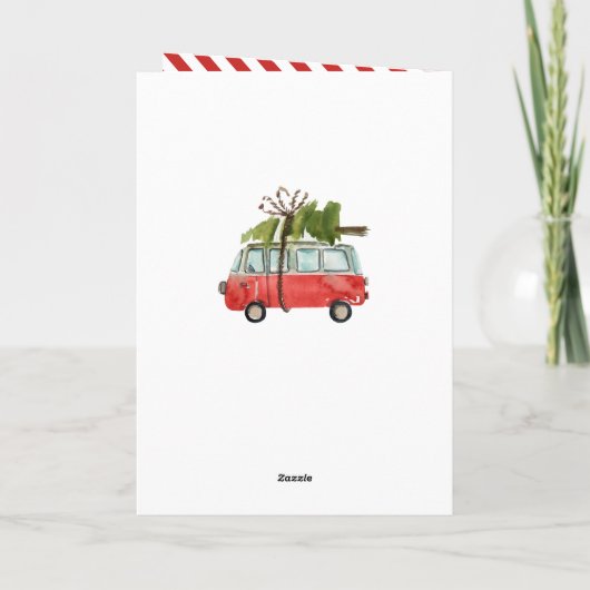 Kerstmis met de... waterverf van kaart (Achterkant)