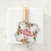 Kerstmis met doornhaai bedankjes labels (In situ)