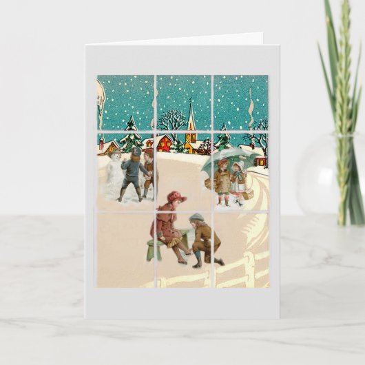 Kerstmis met een  gevoel kaart (Voorkant)