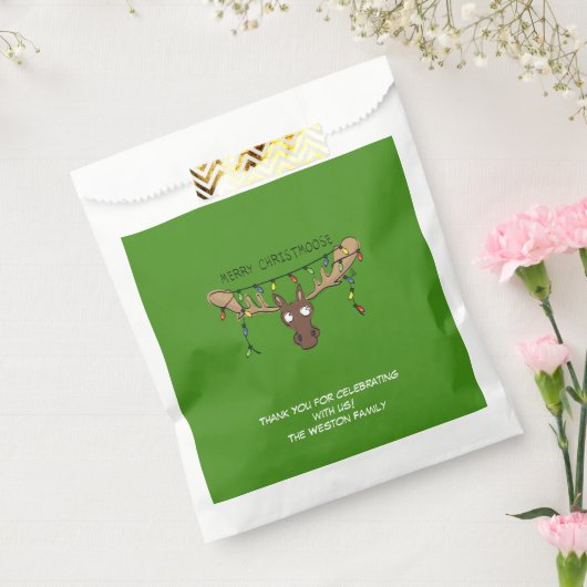 Kerstmis met een grappige feestdag bedankzakje (Gezegeld)