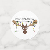 Kerstmis met een grappige feestdag confetti (Kleine voorkant)