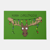 Kerstmis met een grappige feestdag deurmat (Voorkant)