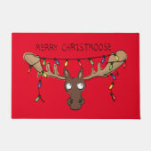 Kerstmis met een grappige feestdag deurmat (Voorkant)