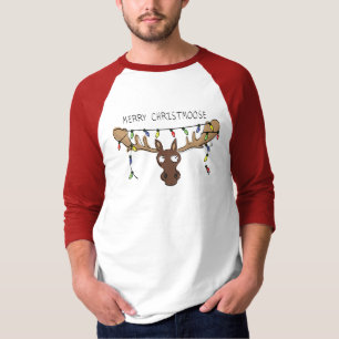 Kerstmis met een grappige feestdag t-shirt