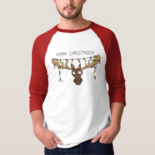 Kerstmis met een grappige feestdag t-shirt (Voorkant)