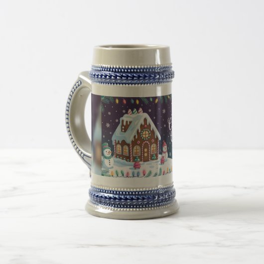 Kerstmis met een Kerst Knus Bierpul (Voorkant links)
