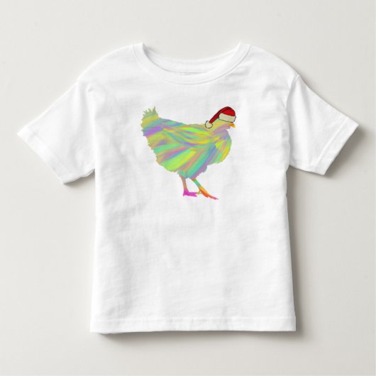 Kerstmis met een kersthat kinder shirts (Voorkant)
